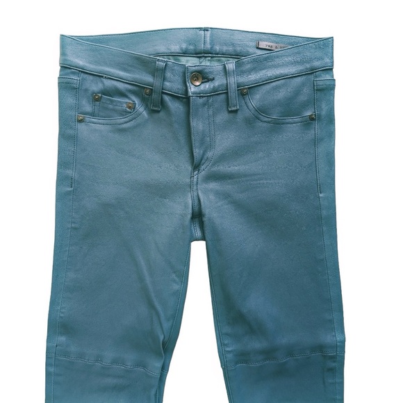 Rag & Bone high-rise skinny lamb leather pant Sz. 26 P NWOT - Picture 4 of 11